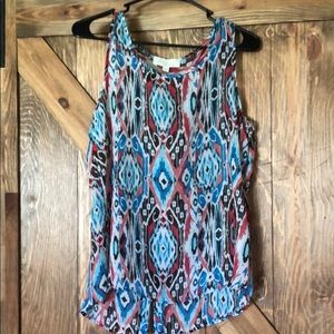 sheer tank top blouse